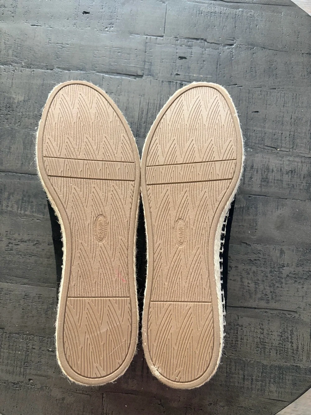 Dr. Scholl's Black Espadrille Platform Slip-On comfort technology shoes size 9.5